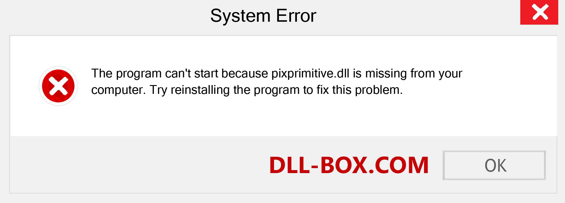  pixprimitive.dll file is missing?. Download for Windows 7, 8, 10 - Fix  pixprimitive dll Missing Error on Windows, photos, images